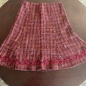 Cynthia Steffe Bouclé skirt with sequin bottom | 6